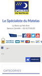 Mobile Screenshot of le-specialiste-du-matelas.com